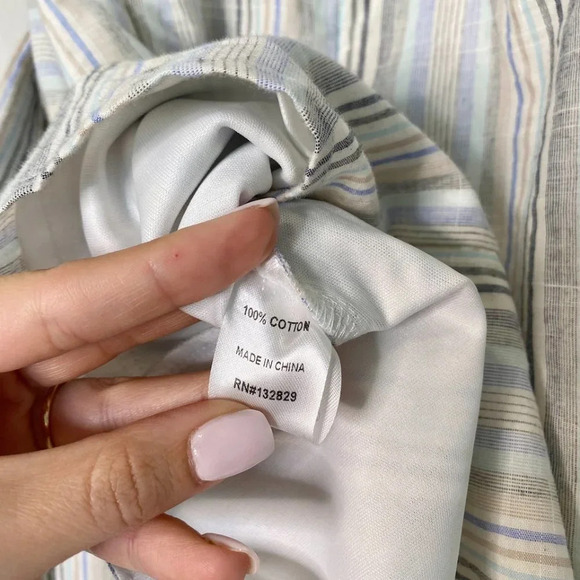 Superdown | Revolve Striped Multicolor Off Shoulder Wrap Mini Dress - Picture 9 of 9